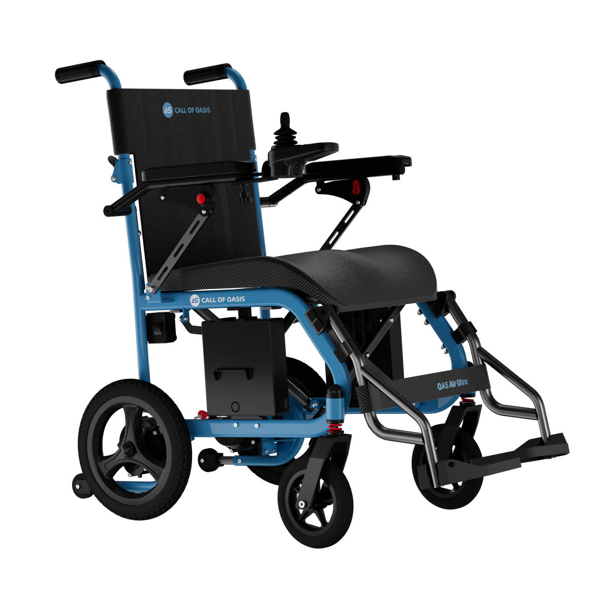Carrozzina elettrica pieghevole (16,3 kg) | OAS Air Ultra